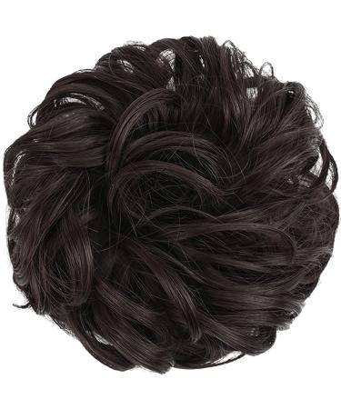 Fine Hair Part with Rubber Band | Medium Brown Hair Extension Ponytail for Women & Girls - 38g Dutt Hair Tie - Buy Online on GoSupps.com