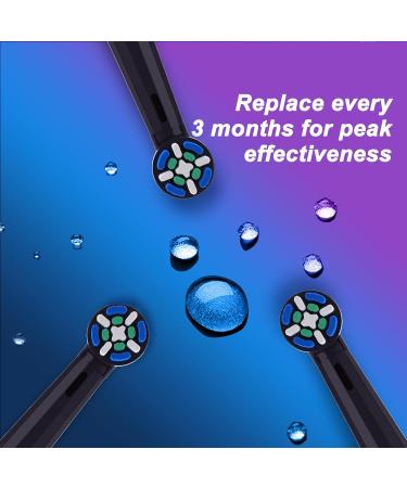 Toothbrush Replacement Heads for Oral B iO - Compatible Brush Heads for Series 3/4/5/6/7/8/9 - Pack of 10 - Buy Online on GoSupps.com