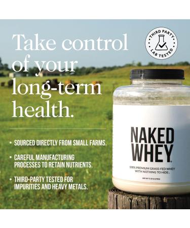 NAKED Vanilla Whey Protein Powder 1LB (12 Servings) Pure Micronized Creatine Monohydrate 500g (100 Servings) Grass-Fed Bulk Non-GMO Gluten Free Soy Free - Buy Online on GoSupps.com