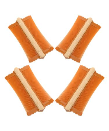 Lot de 4 Peignes Dents Fines Double Face en Bois Naturel Couleur Amande Peigne Antipelliculaire et Antipoux pour Animaux et Cuir Chevelu Outil de Toilettage pour limination