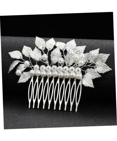 DOITOOL Hair Accessories Wedding Hair Comb Pearl Hair Comb Tiara Combs Bridal Hair Comb Straight Teeth Hair Comb Delicate Barrette Comb Wedding Hairpin Comb Modeling Headgear - Buy Online on GoSupps.com