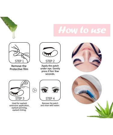 Farsa Life Eye Lash Extension Pads 100 Pairs (200 Pcs) Under Eye Patches and Gel Collagen Beauty Tool For Eye Lash Procedures Large - Buy Online on GoSupps.com