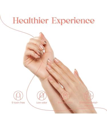 Beetles Gel Nail Polish 2002-Cream Tan 15ml - Nude Translucent Neutral Color Gel Polish | Soak Off LED Lamp Gel Nails French Manicure Art - 0.5oz - Buy Online on GoSupps.com