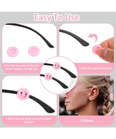 Buy Wllhyf 12 Pairs Colorful Anti-Slip Silicone Glasses Ear Holders | Soft & Cute Brille Frame Accessories for Adults - Buy Online on GoSupps.com