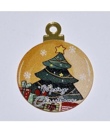 6x Christmas Cupcake Toppers Discs Reindeer Cupcake Topper Acrylic Disc Cupcake Charm Xmas Cupcakes (Style 5) - Buy Online on GoSupps.com