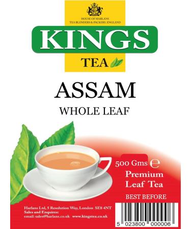 KINGS TEA Assam Orthodox Whole Leaf Loose Tea 500 GMS - Buy Online on GoSupps.com