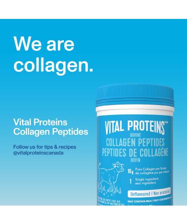 VITAL PROTEINS Collagen Peptides - Hydrolyzed Collagen Per Serving - Unflavoured 680 g - Buy Online on GoSupps.com