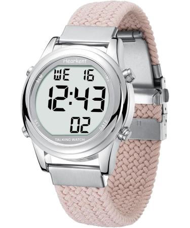 Buy HORKENT Digital Speech Watch for Visually Impaired American Accent LCD Big Numbers Beige | Ideal for Seniors & Blind - Buy Online on GoSupps.com