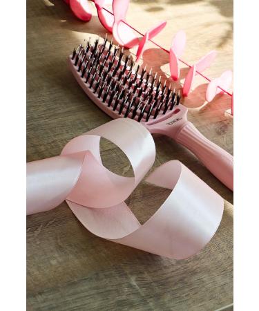 Olivia Garden Pastel Pink Finger Brush - Premium Hair Brush for Gentle Styling | International Shipping Available - Buy Online on GoSupps.com