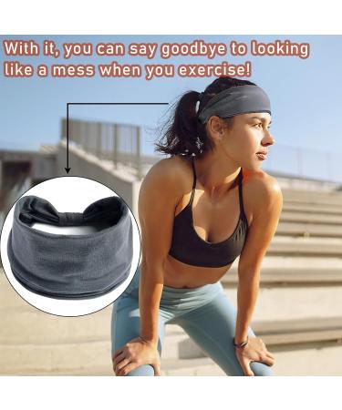 KEYRI 6 Pieces Women Girls Hair Band Wide Headbands Colourful Unisex Headbands Fashion Knotted Head Band Elastic Hairband One Size Hair Accessories for Doing Workout Yoga Makeup Running Gym (Colour) - Buy Online on GoSupps.com