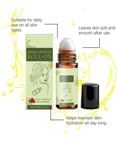 Natural Hair Growth Oil 30ml Anti-Hair Loss Treatment Roll-On Scalp Oil - Scalp Relief Roll-On Solution | For Women and Men with Straight Damaged Thinning and Dry Hair - Buy Online on GoSupps.com