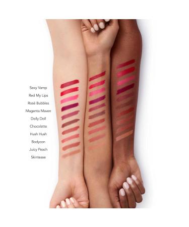 Buxom Full-On Plumping Satin Lipstick - Hydrating Weightless Cruelty-Free with Hyaluronic Acid & Sunflower Wax - Buy Online on GoSupps.com