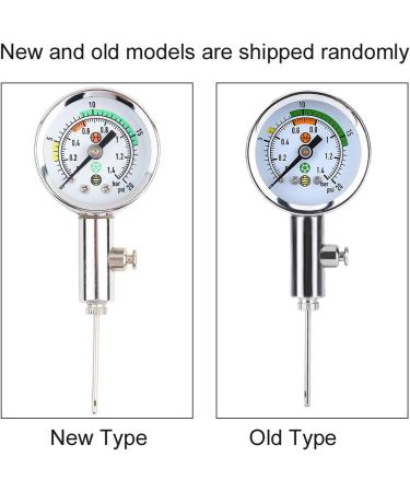 Precise Mini Utility Pressure Meter for Basketball Football & Volleyball - Accurate Barometer Tool for Pressure Testing & Setting - Buy Online on GoSupps.com