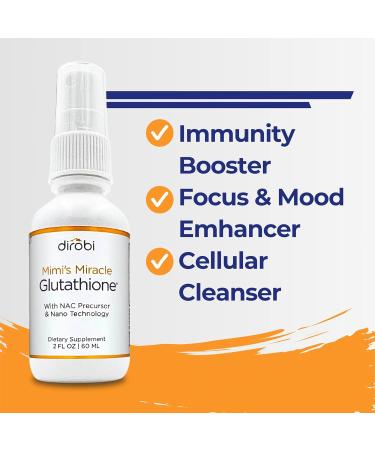 Mimi's Miracle Glutathione Spray Sublingual Antioxidant Reduced Glutathione Supplement with Ascorbic Acid Blueberry & Pomegranate Extracts Spray Dosage for Adults & Kids 4 Ounces 4 Fl Oz (Pack of 1) - Buy Online on GoSupps.com