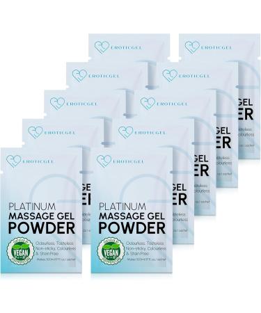 10x Premium Massage Gel Powder | 5g Travel Bag | 500ml Made in Japan | Paraben & Glycerin Free - Buy Online on GoSupps.com