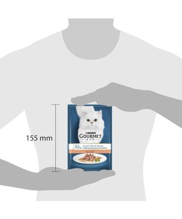 Purina Gourmet Salmon Fillet Pearls for Cats 24 x 85g Bags - Buy Online on GoSupps.com
