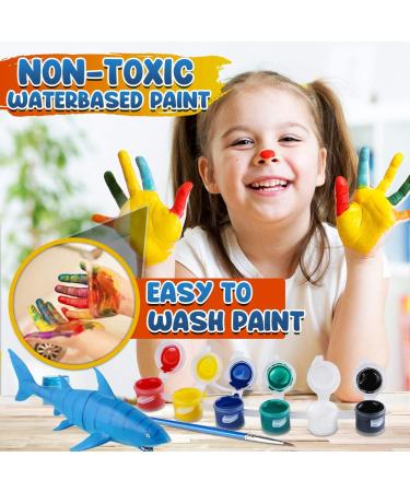 FUNZBO Ocean Sea Animals Paint Set - DIY Toddler Art Kit with Paint Supplies - Kids Painting Kit for Ages 4-8 - Boys and Girls - X-Large - Buy Online on GoSupps.com