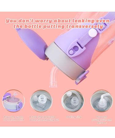 Bunnytoo 300ml Toddler Sippy Cup with Strap | Leak-Proof Silicone Spout | BPA-Free | Purple Night Trainer Cup for Independent Drinking | Suitable from 8+ Months - Buy Online on GoSupps.com