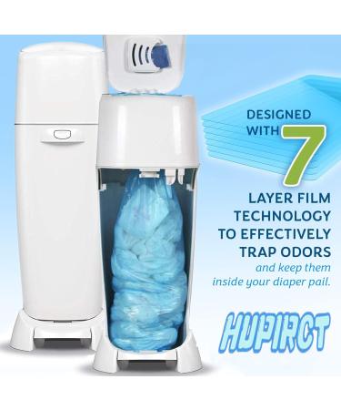 HUPIRCT 6 Series Pack Diaper Pail Cassettes | Superior Sealing & Toughness | Compatible with All Diapers & Cat Lines - International Shipping Available - Buy Online on GoSupps.com