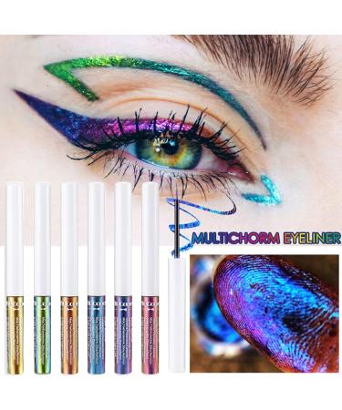 HERBENJOY Chameleon Metallic Liquid Eyeliner - Blue Holographic Glitter (#04) - Buy Online on GoSupps.com