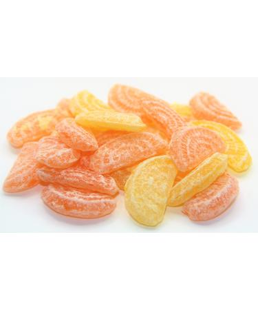 100 g orange and lemon fruit slices a well-known candy