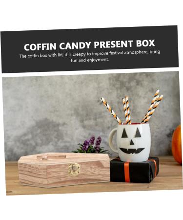 minkissy Box Wood Funeral Dollhouse Coffin Decor Coffins and Caskets Jewelry Casket Terrarium Case Casket Ring Coffin Necklace Organizer Jewelry Organizer Wooden Wedding Small Coffin 15.00X7.80X4.00CM As Shown 1 - Buy Online on GoSupps.com