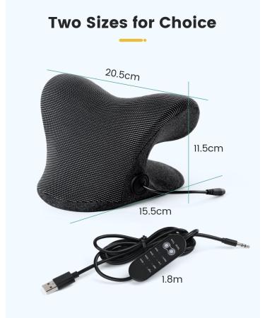 Heated Neck Stretcher for Pain Relief - Immtree Cervical Traction Device with Carbon Fiber Heater & Magnetic Therapy for Neck & Shoulder Relaxation - Buy Online on GoSupps.com