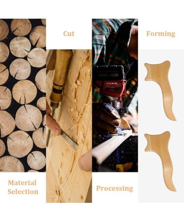 BOUNABAY GUA SHA SHalymphdrainage Massage Device - Wooden Gua Sha Tool for Body Back and Neck Therapy | Perfect Health & Household Care Set - Buy Online on GoSupps.com