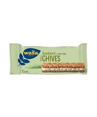 Wasa Crispbread Sandwich Cheese & Chives Multipack - 8 x 111g | Buy Now for International Shipping! - Buy Online on GoSupps.com