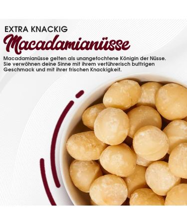 Sultan's Palace Macadamia Nuts 200g - Natural Raw Vegan Snack & Muesli Topping - Premium Quality - Buy Online on GoSupps.com
