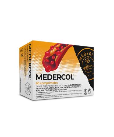 MEDERINUTTRICION MEDERCOL 60comp is a nutritional supplement in traditional tablet form It can be taken once or more times a day as advised The package contains 60 tablets so it fits automatically