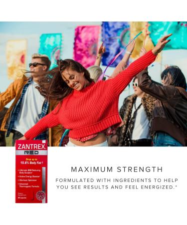 Zantrex Red 56 Count - Fat Burning Weight Loss Pills for Women - Metabolism Booster - 3 Pack - Buy Online on GoSupps.com