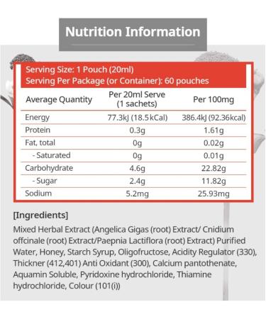 Atomy Hemohim Supplement for Strong Immune System 20ml x 30 sachets pouch (600ml) Herbal Natural Immunity Booster  - Buy Online on GoSupps.com