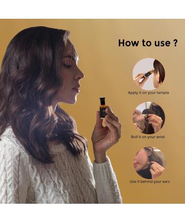 Soul'ful Perfumery Oudh Attar Roll On Perfume | Premium Luxury Oud Ittar Gifts For Men And Women | 18+ Hour Long Lasting Atar Fragrance | Itra Perfume Oil With Amber Vanilla Rose (Secret) - Buy Online on GoSupps.com