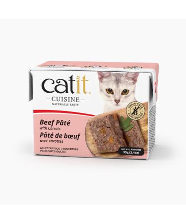 Catit Cuisine Beef P t with Carrots 95 g Cat Food Wet Cat Food Cat Food Wet Nourriture Pour Chat Cat Wet Food Chat Kitten Food Kitten Wet Food Canned Cat Food Nourriture Chat