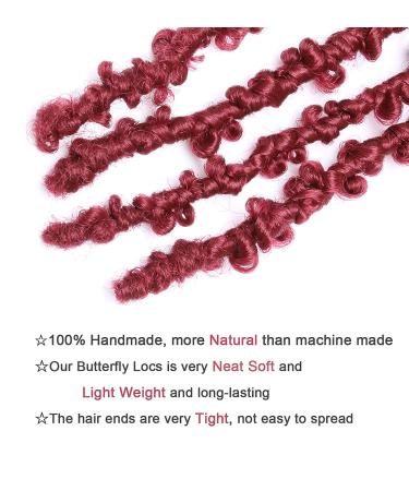 Leeven 12 Inch Blonde Butterfly Locs Crochet Hair 6 Packs - Short Bob Pre-looped Distressed Faux Locs for Women - 27# 12 Inch (Pack of 6) - Buy Online on GoSupps.com