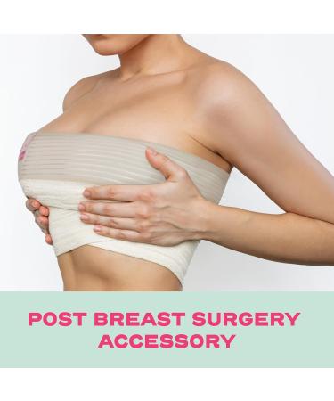 Breast Implant Stabilizer Band | Post-Surgery Compression Wrap for Women | Augmentation & Reduction Recovery Supplies | One Size - Buy Online on GoSupps.com