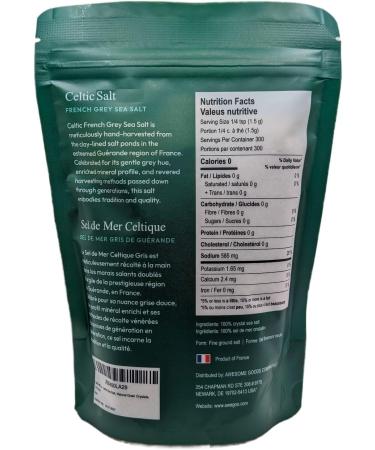 SaltCraft Co - Celtic Salt Natural Grain Crystals 16 Ounce (1 Pack) - Buy Online on GoSupps.com