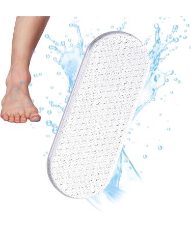 Hard Skin Remover - Clear Glass Foot File Pedicure Helper | Clear in-Shower Foot Scrubber Callus Remover Pedicure Foot File for Smoothing Feet Dead Skin - Buy Online on GoSupps.com