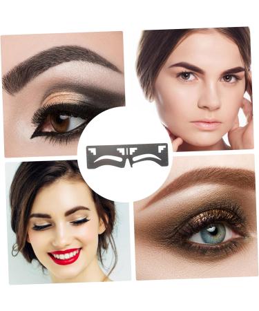 LALAFINA 6 Pcs Eyebrow Ruler Brow Shaping Template Tool Eyebrow Guide Stencil Eyebrow Trimming Guide Ruler - Buy Online on GoSupps.com