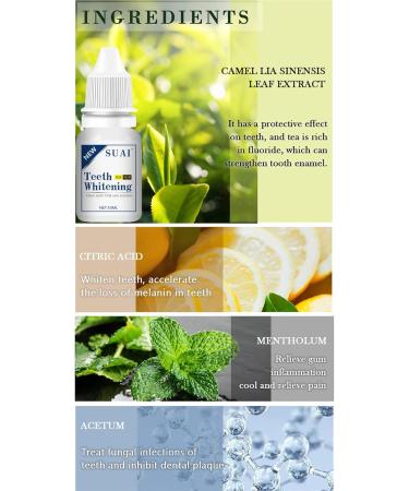 Teeth Whitening Essence - Teeth Stain Remover - Teeth Cleaning - Oral Care - Buy Online on GoSupps.com