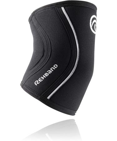 Rehband Rx Elbow Support 5mm - Black - X-Small | Premium Pain Relief & Injury Prevention - International Shipping Available - Buy Online on GoSupps.com