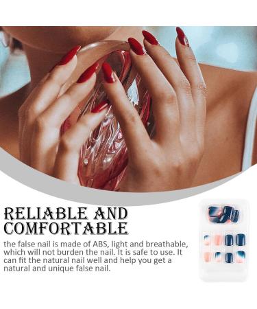 dijiusidy False Nail Fashionable Various Shapes Fingernail Full Coverage Strong Viscosity Adjustable Paster for Manicure Art 16 F741 16 1 count (Pack of 1) - Buy Online on GoSupps.com
