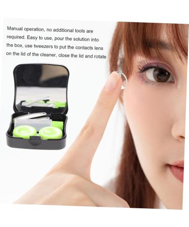 Healeved Clear Stand Case for Contact Lenses Stylish & Functional Lens Holder International Shipping Available - Buy Online on GoSupps.com