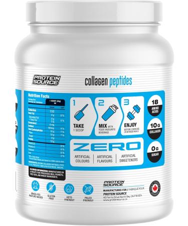 Protein Source Collagen Peptides Powder 1000g Unflavored Instant-Mix Collagen Type 1 & 3 Grass-Fed Non-GMO Keto-Friendly Gluten-Free Supports Healthy Skin Bones & Joints for Men and Women - Buy Online on GoSupps.com