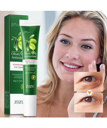 Olive Eye Cream Olive Oil Elastic Moisturizing Eye Cream 20g revitalizing eye moisturizer targets crows feet firmness bags and dark - Buy Online on GoSupps.com