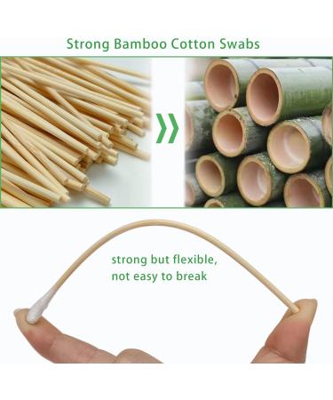 500 Ct 6'' Lint-Free Long Cotton Swabs - Pure Cotton Tips for Gun Cleaning, Makeup, Pet Care, Electronics - Durable Stem - Case Packaging - Buy Online on GoSupps.com