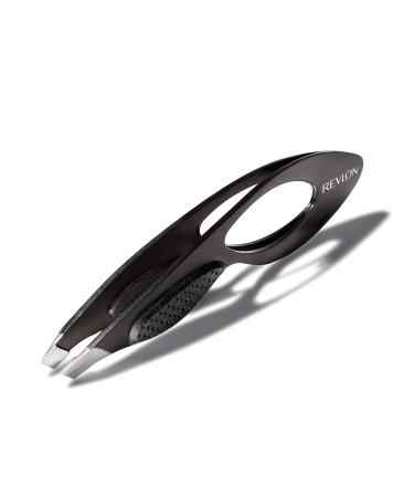 Revlon Comfort and Control Tweezer - Easy-to-Use Eyebrow Tool | Wide Grip | 1 count - Buy Online on GoSupps.com