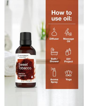 Horb ach Sweet Tobacco Fragrance Oil | 1 fl oz (30ml) | Premium Grade | for Diffusers Candle and Soap Making DIY Projects & More | Packaging May Vary Sweet Tobacco 1 Fl Oz (Pack of 1) - Buy Online on GoSupps.com