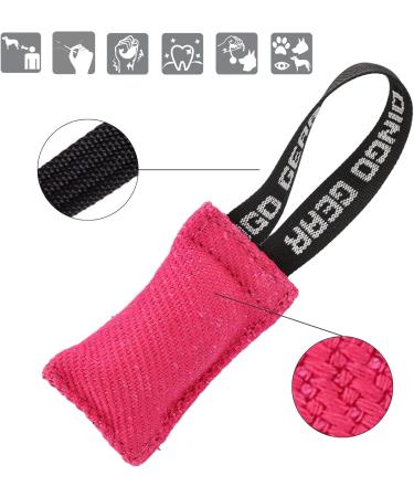 Buy Dingo Gear Cotton-Nylon Mini Bite Sausage for Dog Training - 10 x 5 cm - Pink | International Shipping Available - Buy Online on GoSupps.com